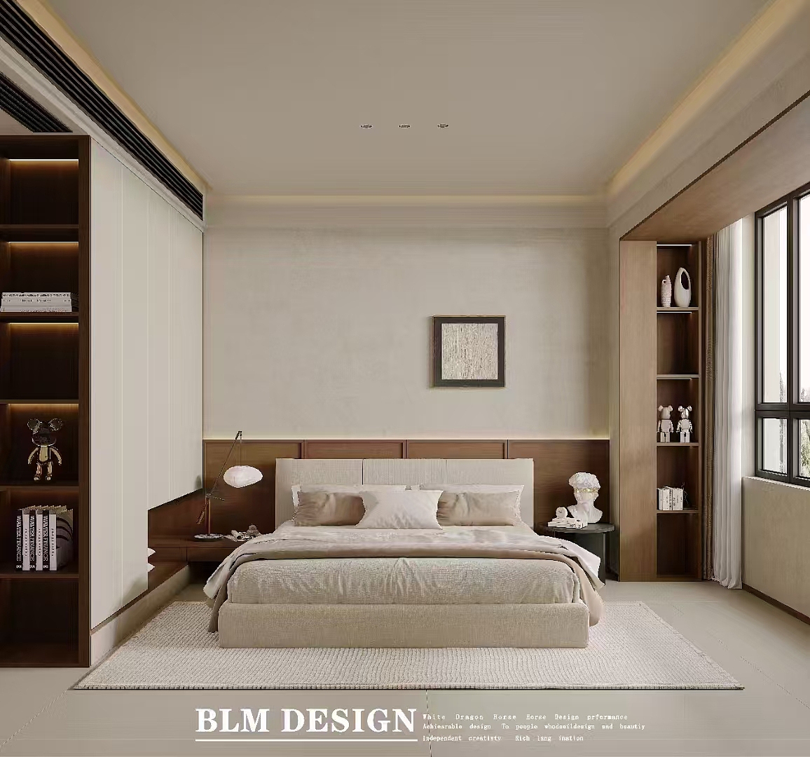 今日效果图分享——白龙马效果图