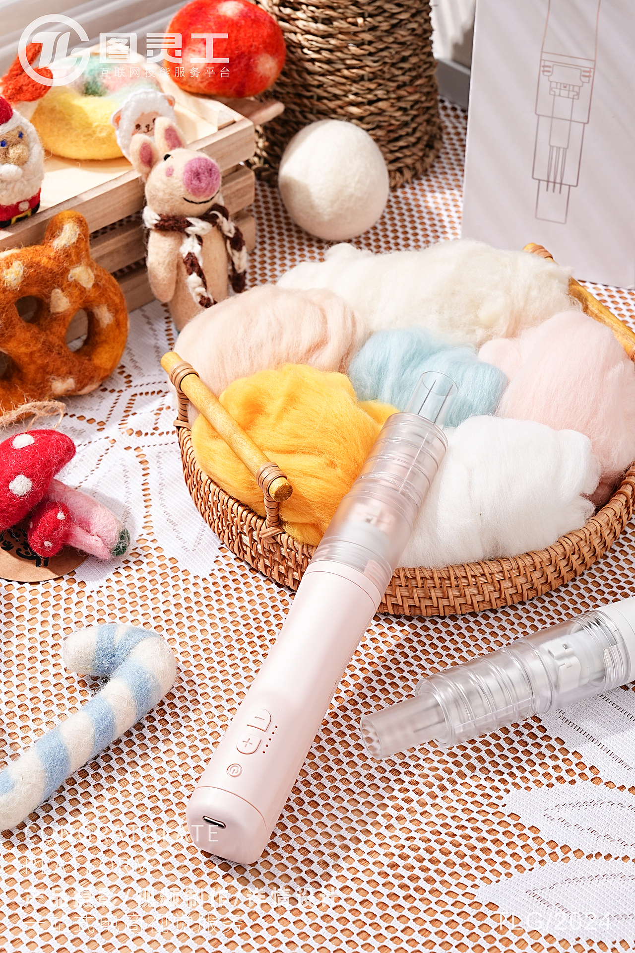 静物摄影丨电商产品拍摄丨工艺工具用品羊毛毡电动戳针（图ZMzc2OTU2MTI0） - 产品摄影 - 站酷设计师设计先生原创素材 - 站酷ZCOOL