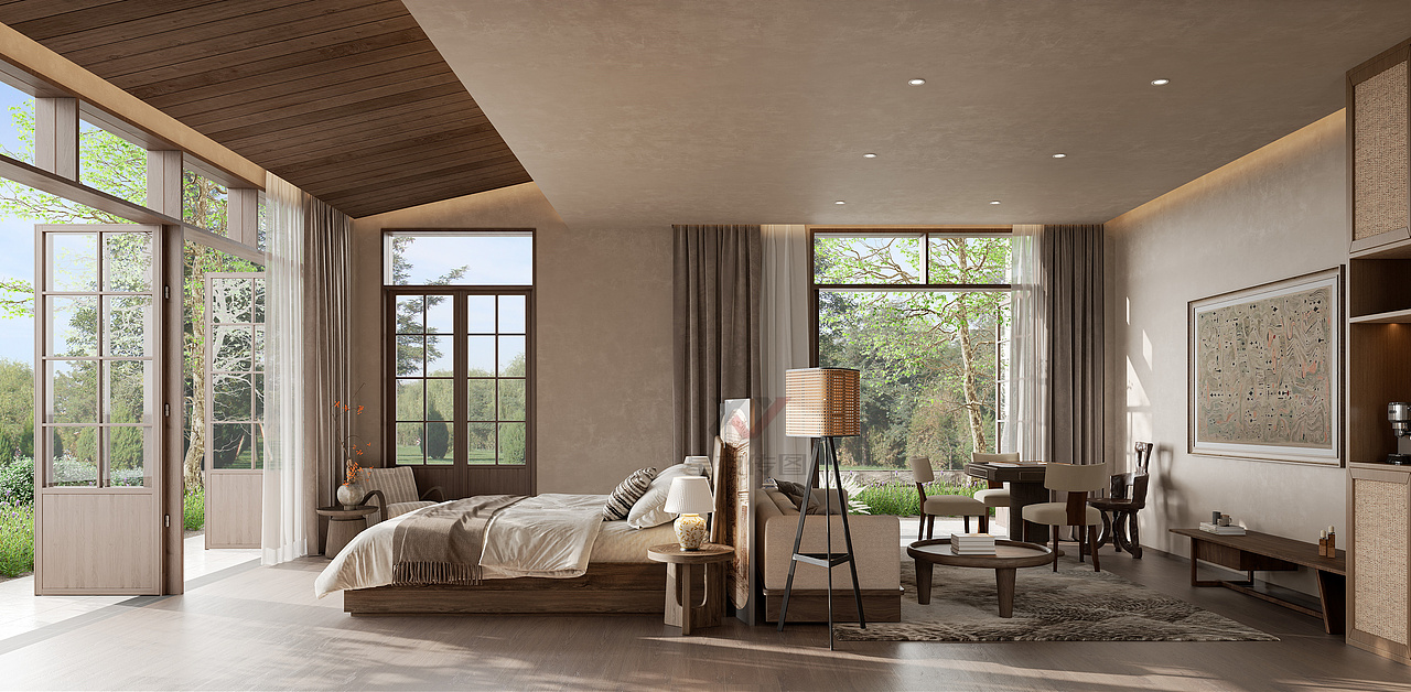 高端民宿效果图分享