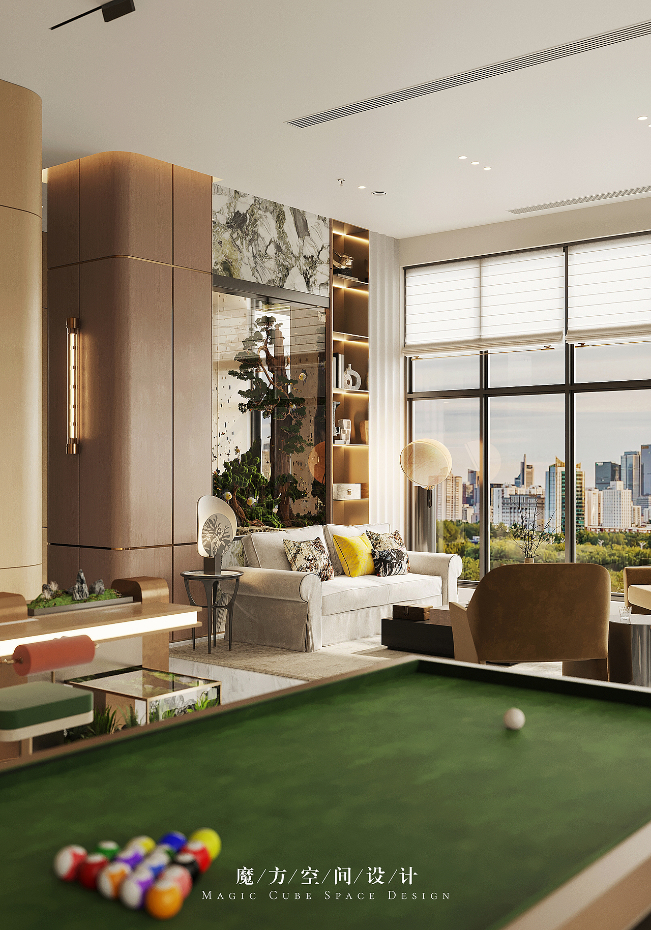 【魔方】商业空间•长沙绿地V岛私人会所设计