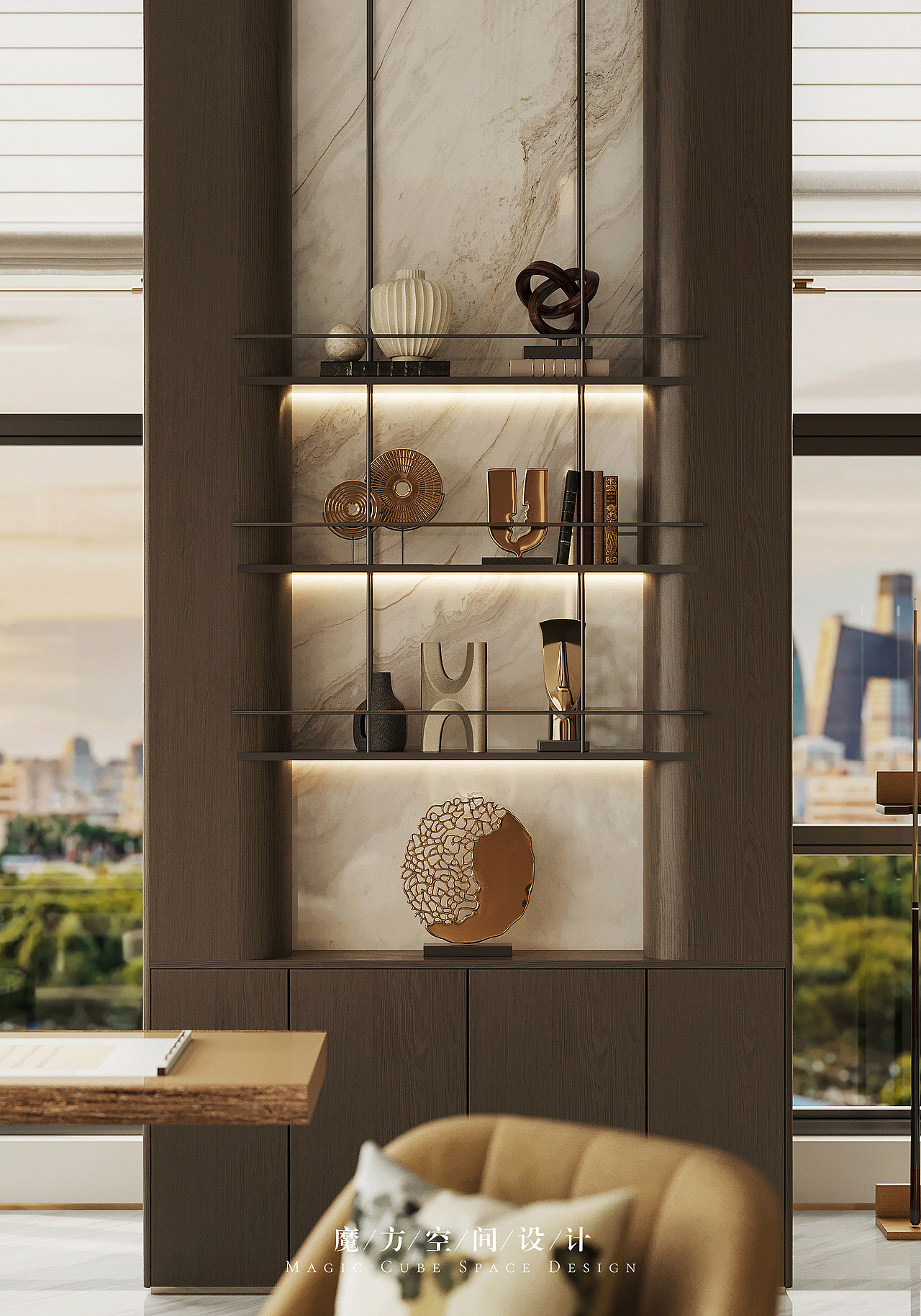【魔方】商业空间•长沙绿地V岛私人会所设计