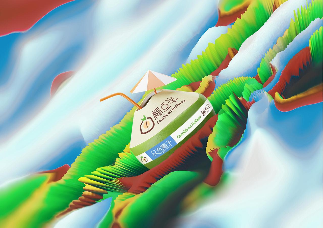 椰点半椰汁品牌全案策划定位设计包装系统设计上海因心