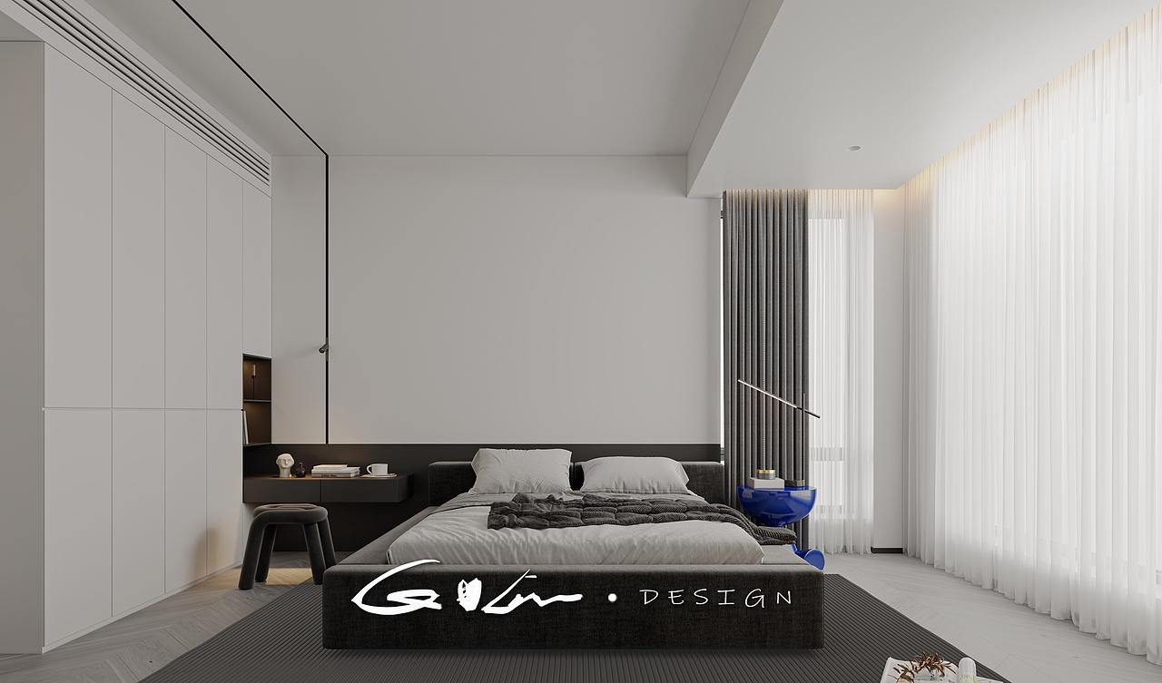 效果圖-“在抹一點(diǎn)藍(lán)”（圖ZMzc2OTY0MDYw） - 家裝設(shè)計(jì) - 站酷設(shè)計(jì)師陳芝麻原創(chuàng)素材 - 站酷ZCOOL