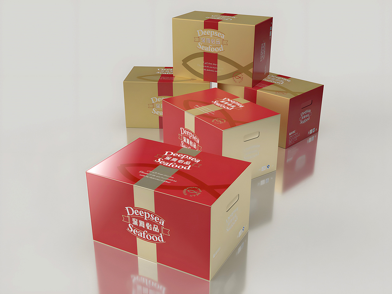 深海怡品海鲜礼盒包装