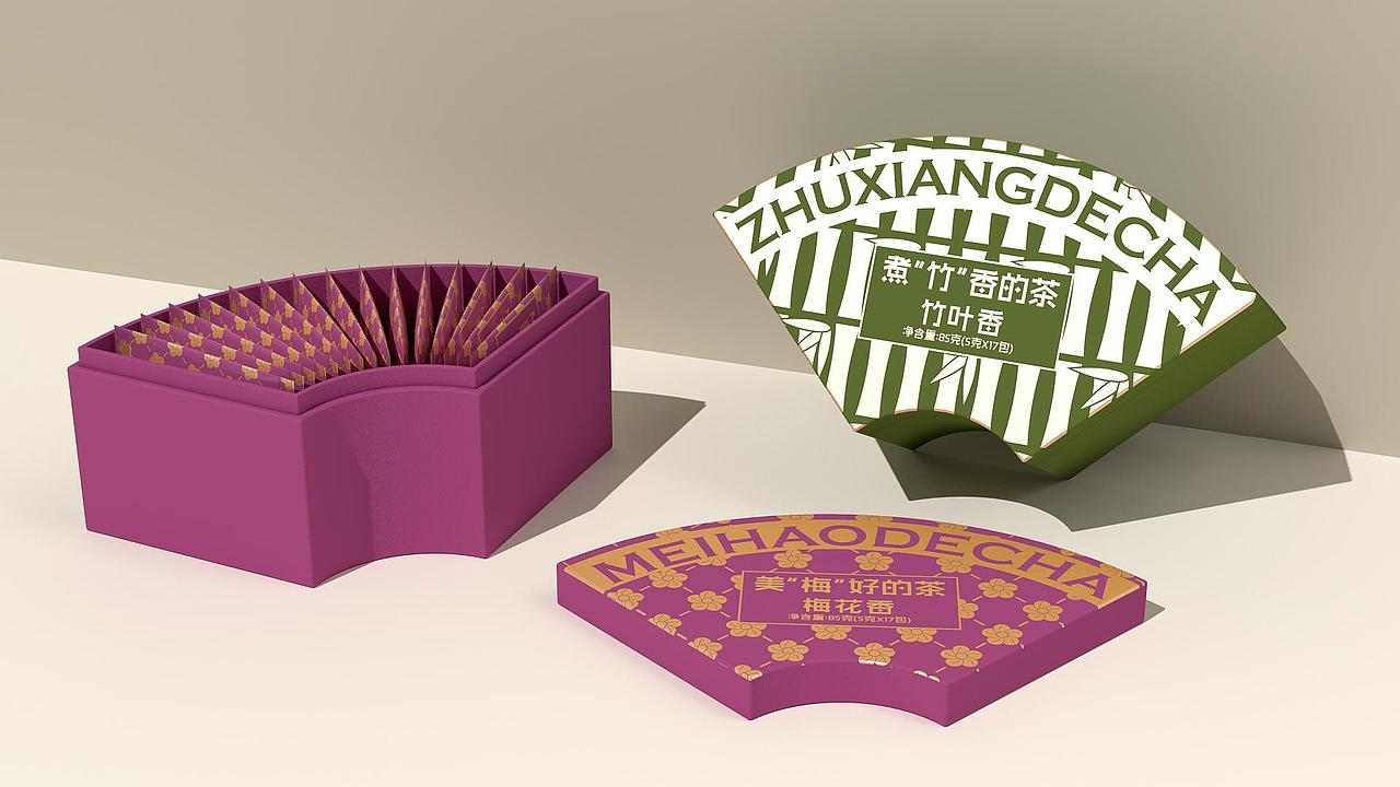 梅兰竹菊 | 茶叶包装设计 | 茶包装 | 茶叶礼盒设计