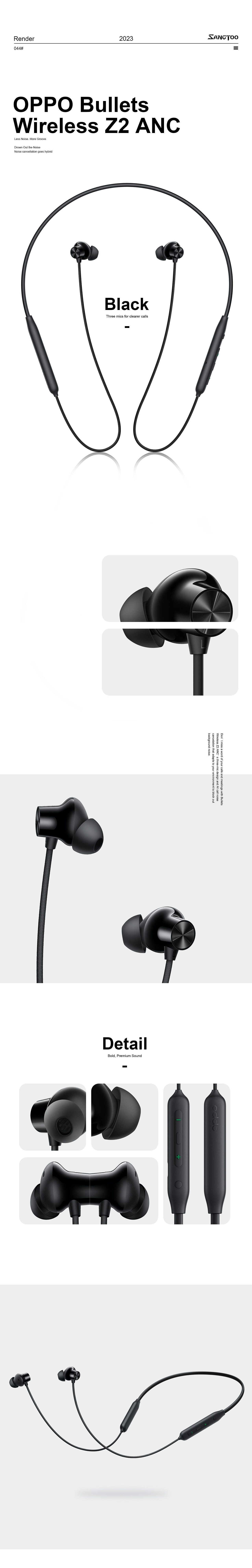 OPPO BulletsWireless Z2 ANC（图ZMzc2OTcxNDE2） - 动画/影视 - 站酷设计师尚图渲染原创素材 - 站酷ZCOOL