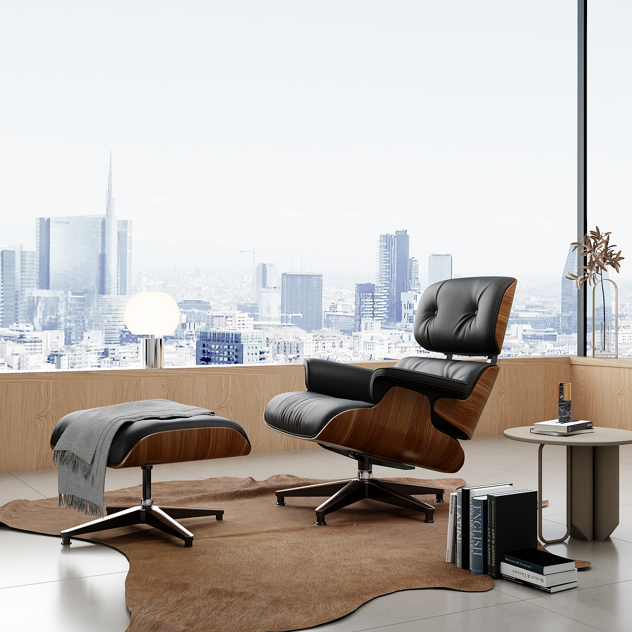 伊姆斯躺椅-3D效果图建模渲染