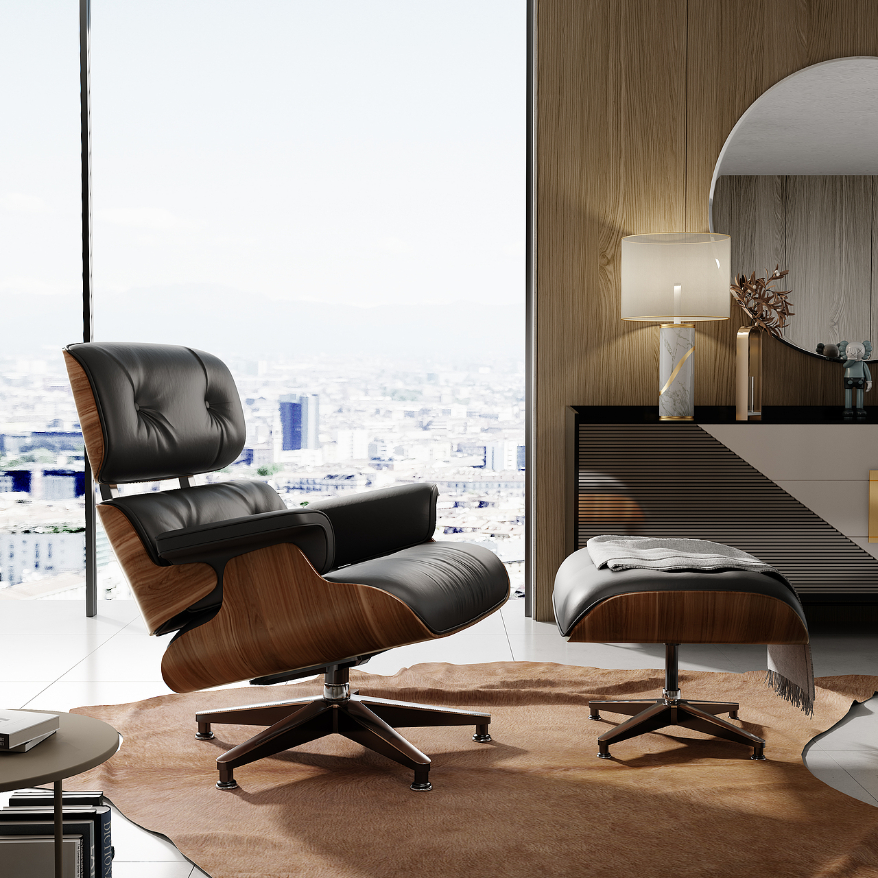 伊姆斯躺椅-3D效果图建模渲染