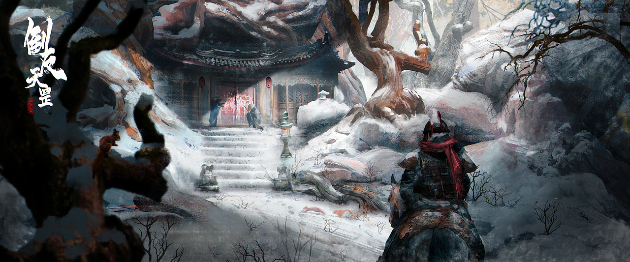 《倒反天罡》-妖寺门外（图ZMzc2OTc1MDcy） - 概念设定 - 站酷设计师xQamar原创素材 - 站酷ZCOOL