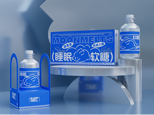 《MOONMELTE睡眠软糖》包装设计