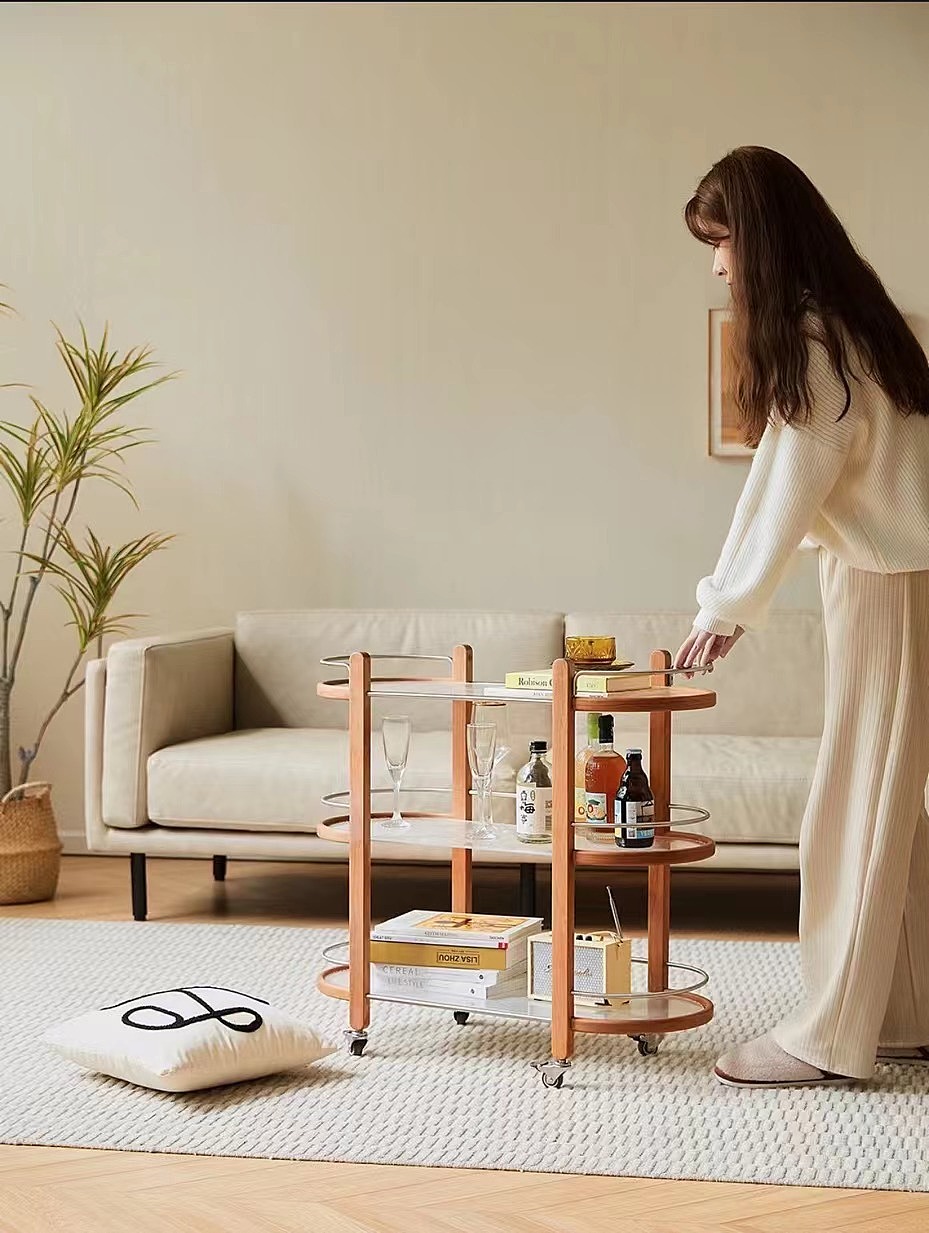 家具设计/设计感边几推车合集