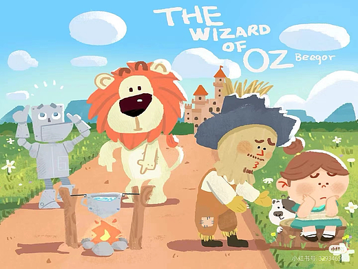 閨女版童話（個人主頁-ZNzAzNzk1MjA=） - 兒童插畫 - 站酷設(shè)計師bee_bee原創(chuàng)素材 - 站酷ZCOOL