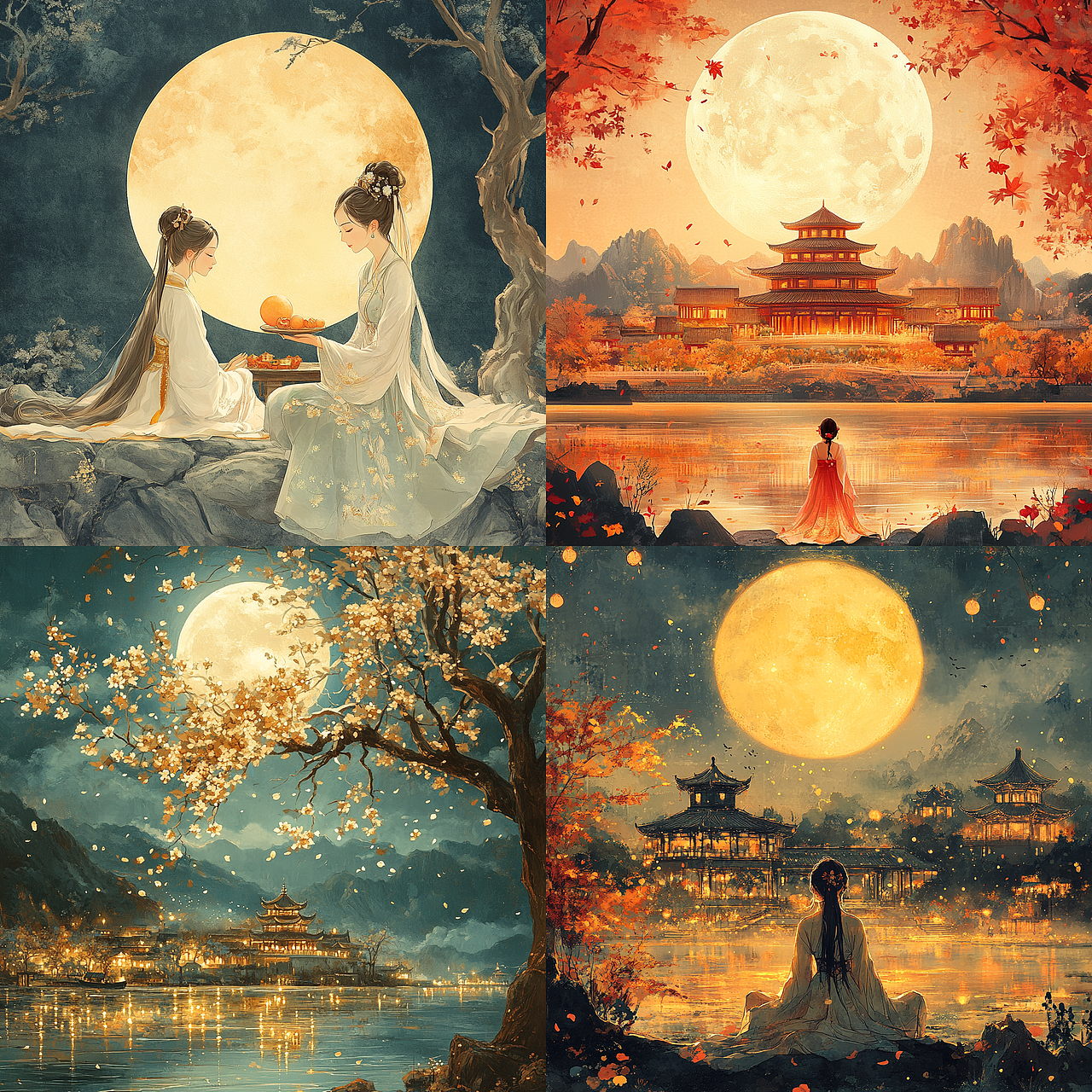 【AIGC】20 Midjourney 中秋系列