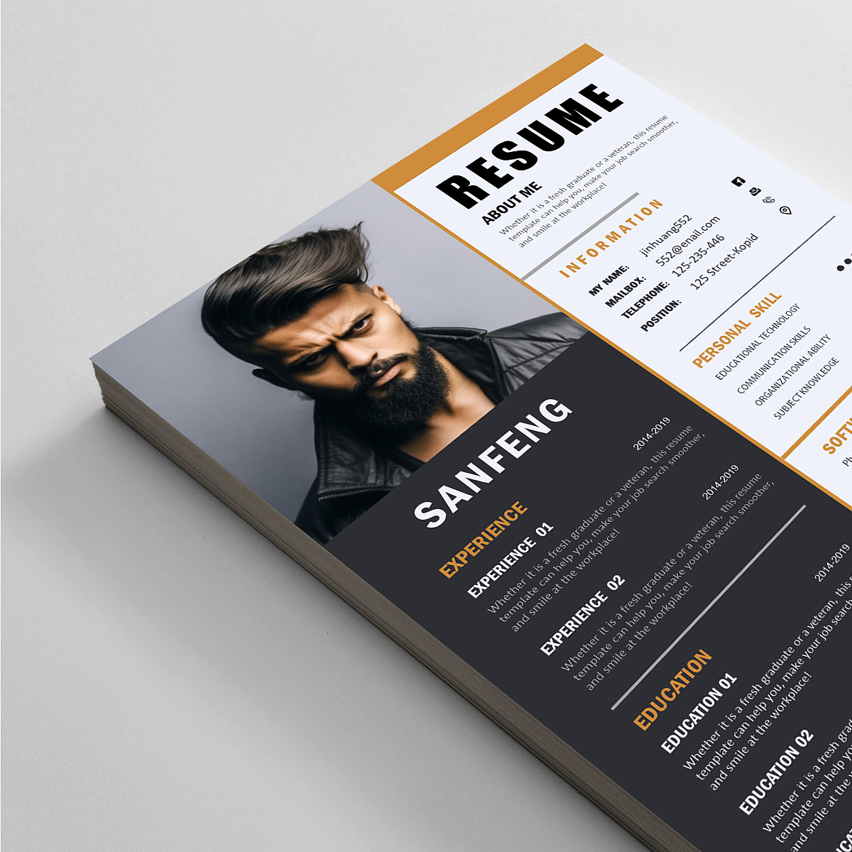 商务风创意个人求职竞聘简历模板（图ZMzc2OTg3NzEy） - PPT/Keynote - 站酷设计师Z191478599原创素材 - 站酷ZCOOL