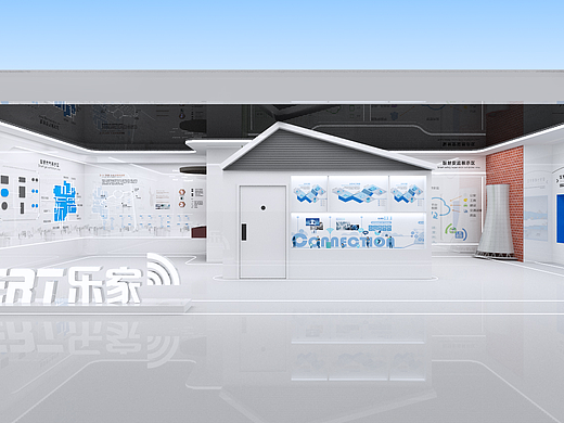 传感器展厅3D效果图