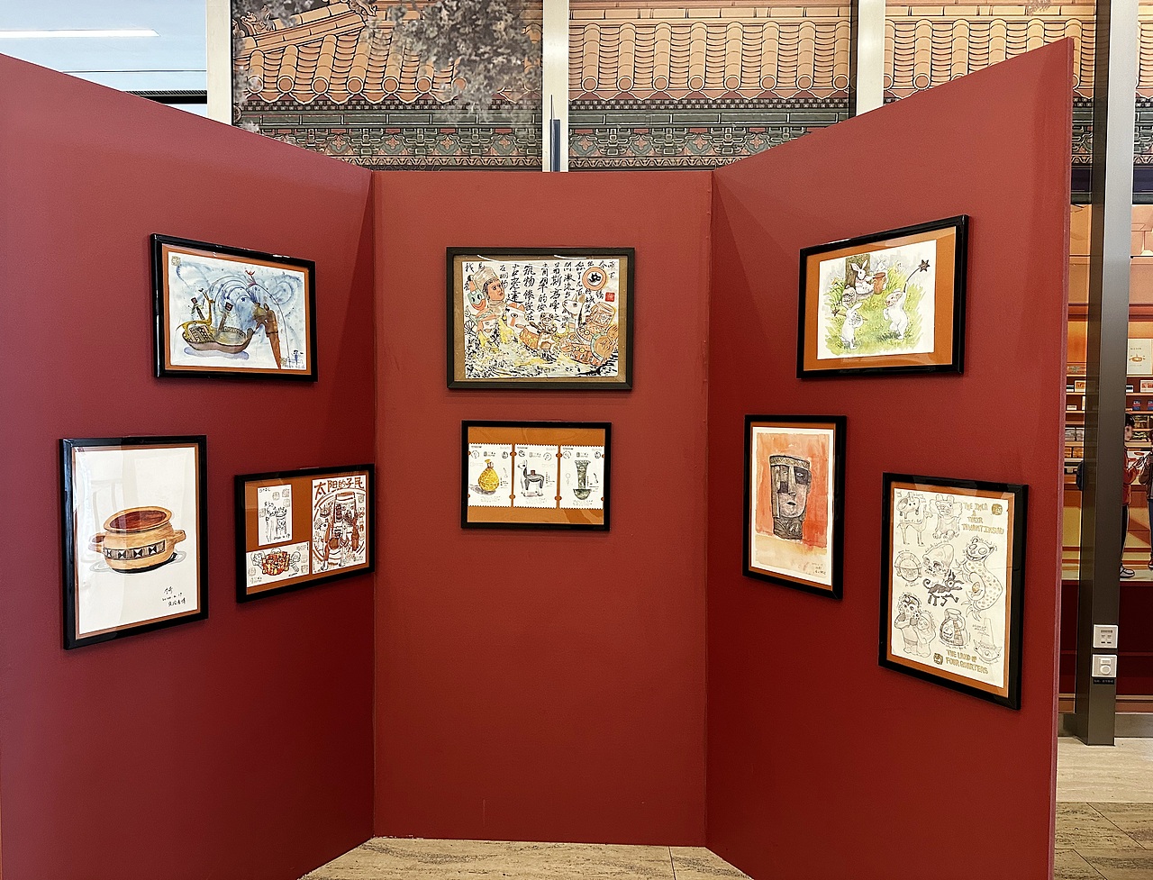 为印加文明展创作的插画，兔子王朝（图ZMzc2OTk2NTc2） - 创作习作 - 站酷设计师自愈兔原创素材 - 站酷ZCOOL