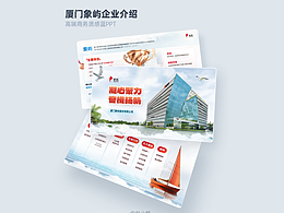 廈門象嶼企業(yè)介紹 | 高端商務(wù)質(zhì)咸藍PPT