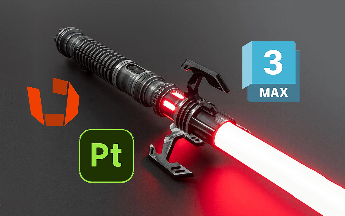 【3dmax建模】光剑模型全流程建模教程。3d建模基础（图ZMzc3MDA4MjEy） - 其他三维 - 站酷设计师Alan安澜原创素材 - 站酷ZCOOL