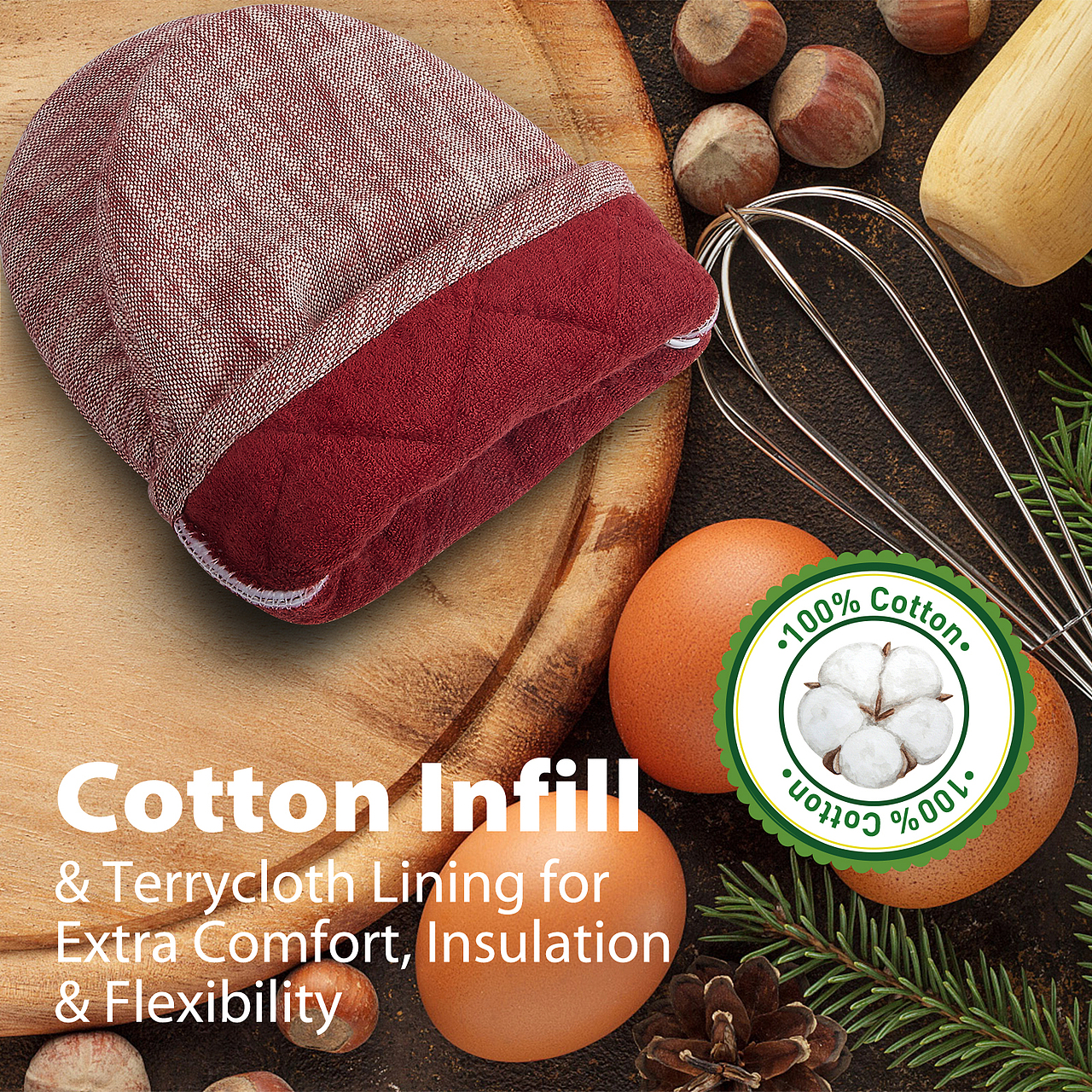 亚马逊烤箱垫热手套建模渲染