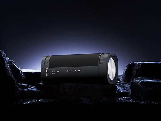 Lahm蓝牙音响渲染 产品页面