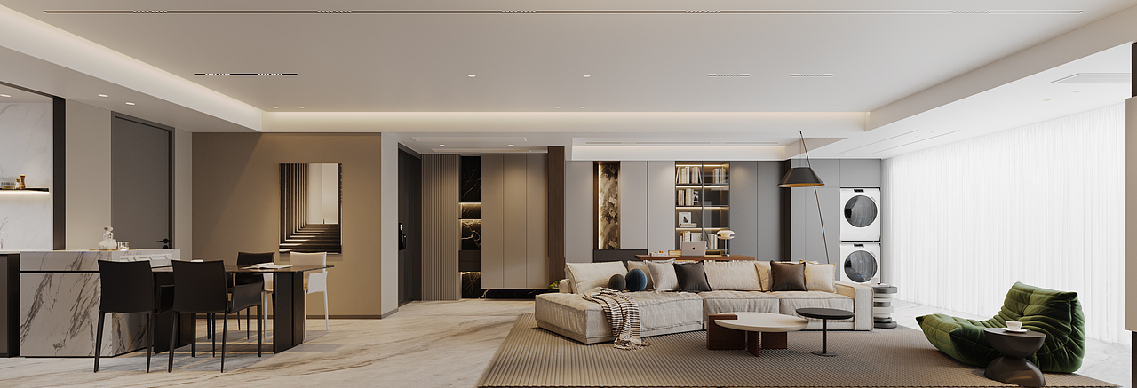 2024-上半年工作案例-效果图-客厅篇-3（图ZMzc3MDI1MjEy） - 家装设计 - 站酷设计师陳芝麻原创素材 - 站酷ZCOOL