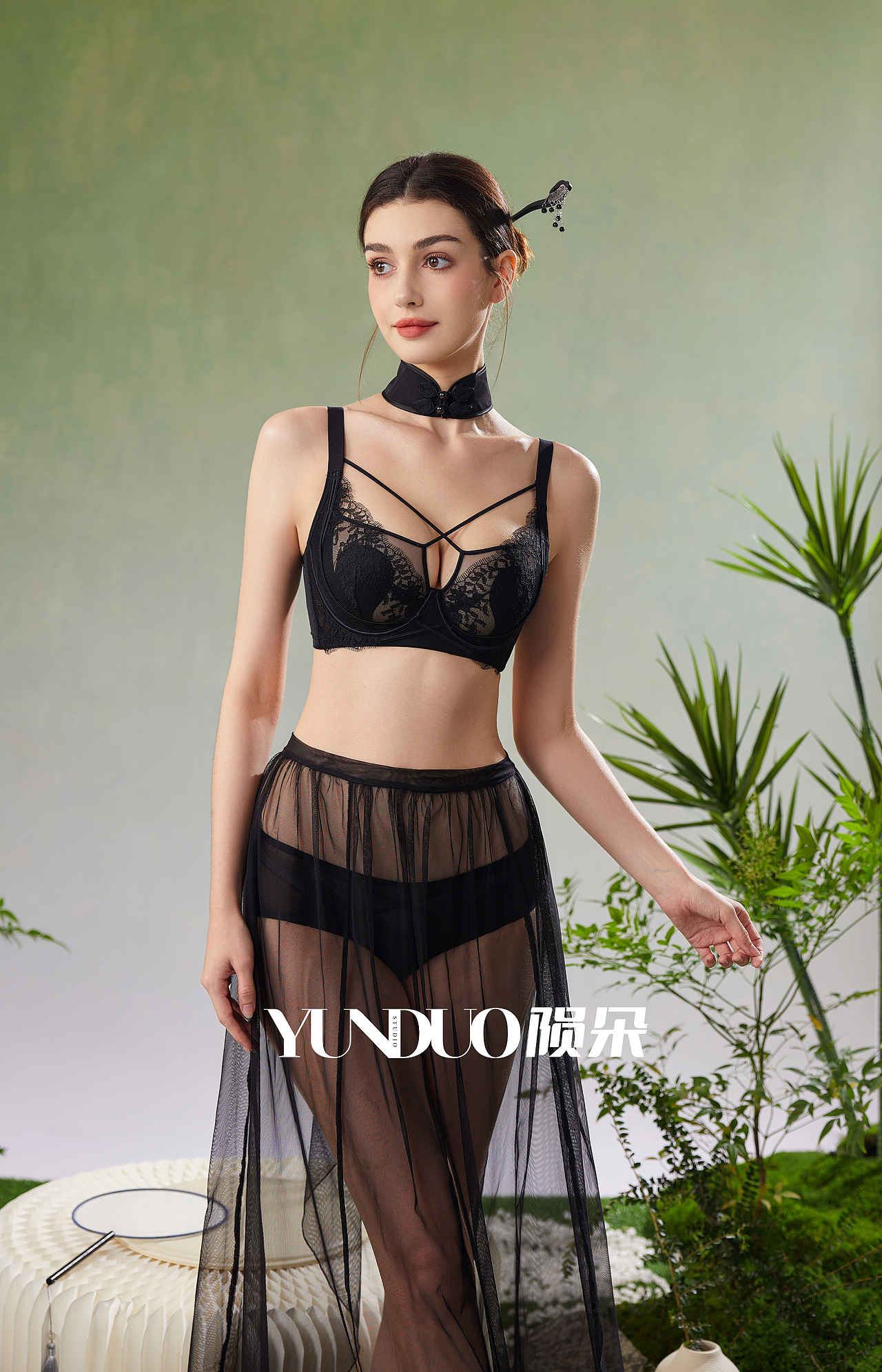 浪莎文胸形象片拍摄 内衣套装文胸拍摄案例分享