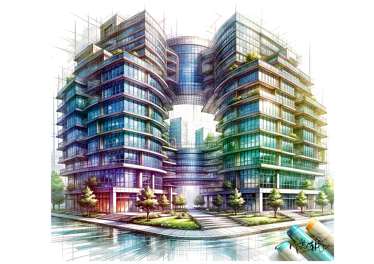中秋筑梦图（图ZMzc3MDU0ODU2） - 建筑设计 - 站酷设计师攻克先生代光钢原创素材 - 站酷ZCOOL