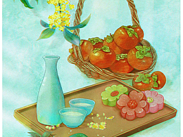 8月份画的一些古风小物件插图合集