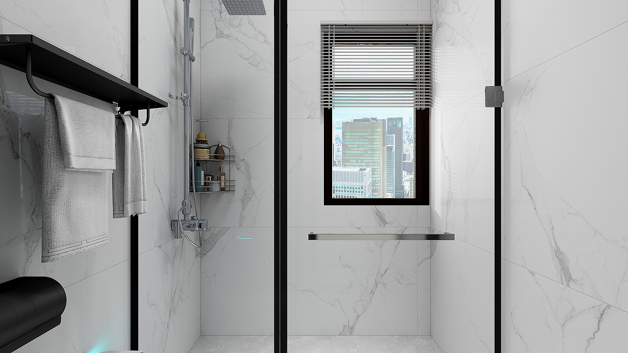 最近作品展示,现代轻奢风效果图