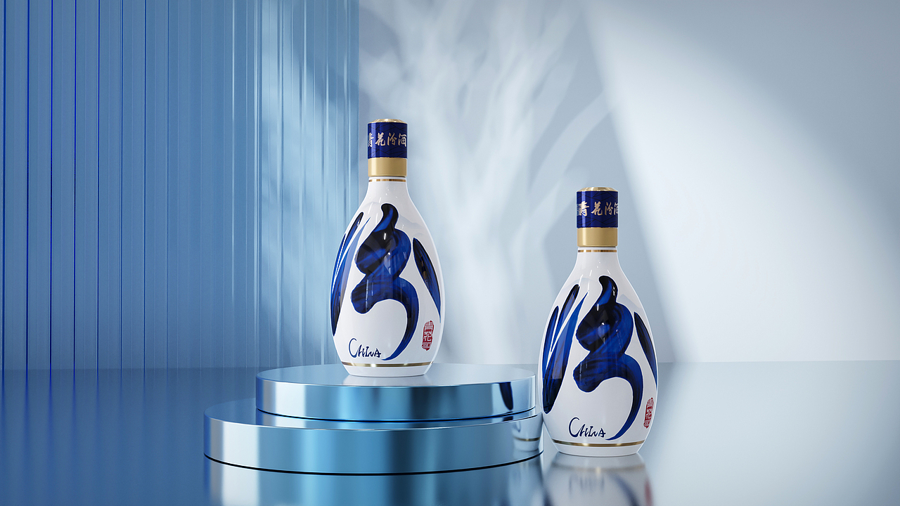 汾酒产品渲染