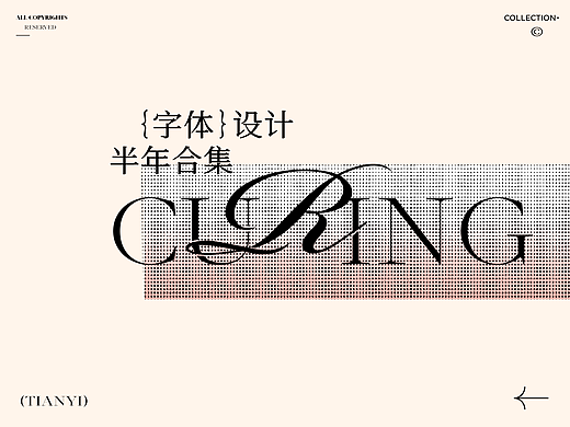 LOGO设计/字体设计半年小结