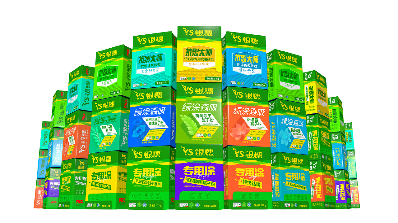 涂料品牌设计丨涂料包装丨腻子粉包装丨仿石漆包装设计（图ZMzc3MDY4OTY4） - 包装 - 站酷设计师哲仕策略包装设计原创素材 - 站酷ZCOOL