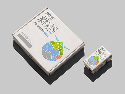 包装设计 | 百菲酪水牛纯牛奶🥛广西灵山牧场3.8g
