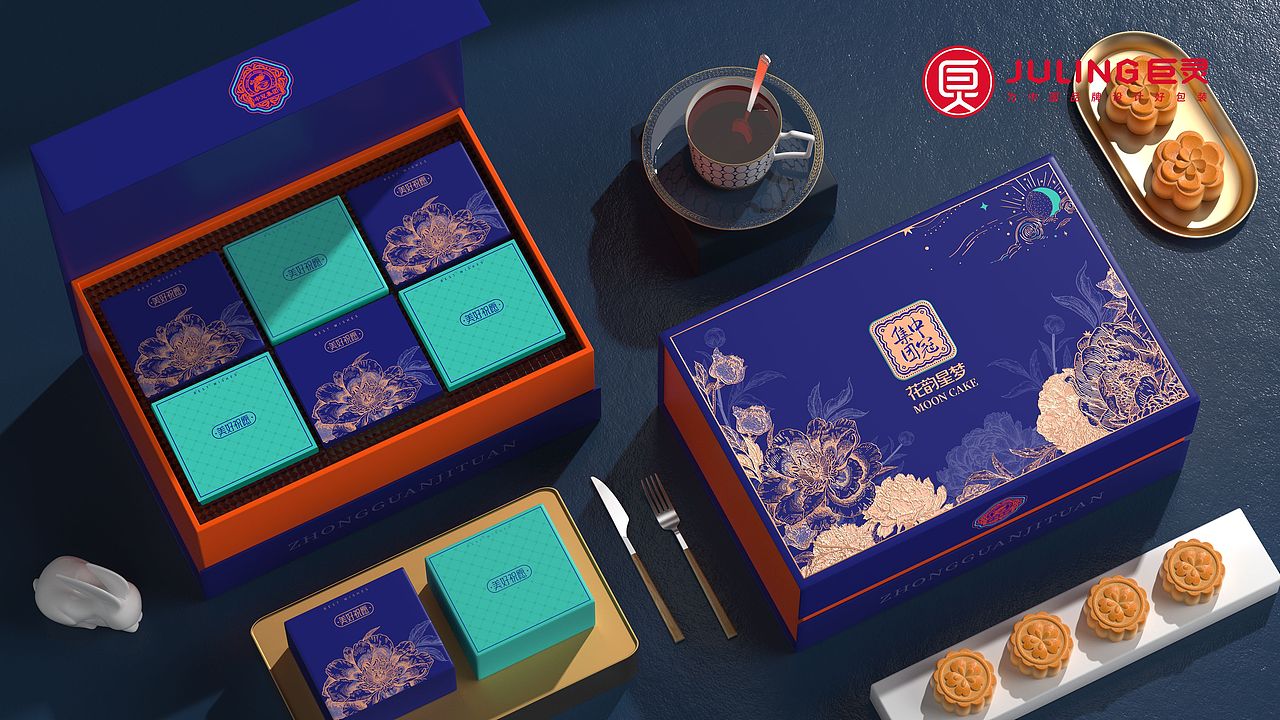 巨灵设计｜时尚潮流中冠月饼礼盒设计（图ZMzc3MDcyMTI0） - 包装 - 站酷设计师广州巨灵设计原创素材 - 站酷ZCOOL