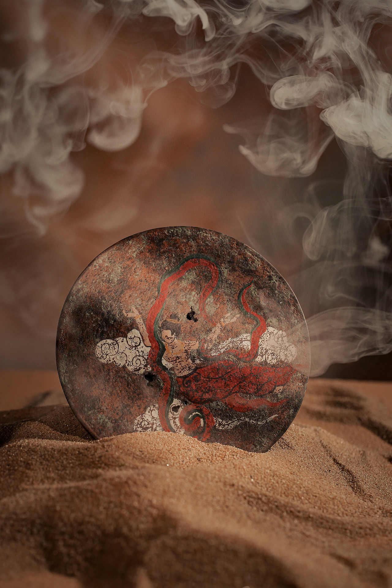 紫砂壶里的敦煌飞天