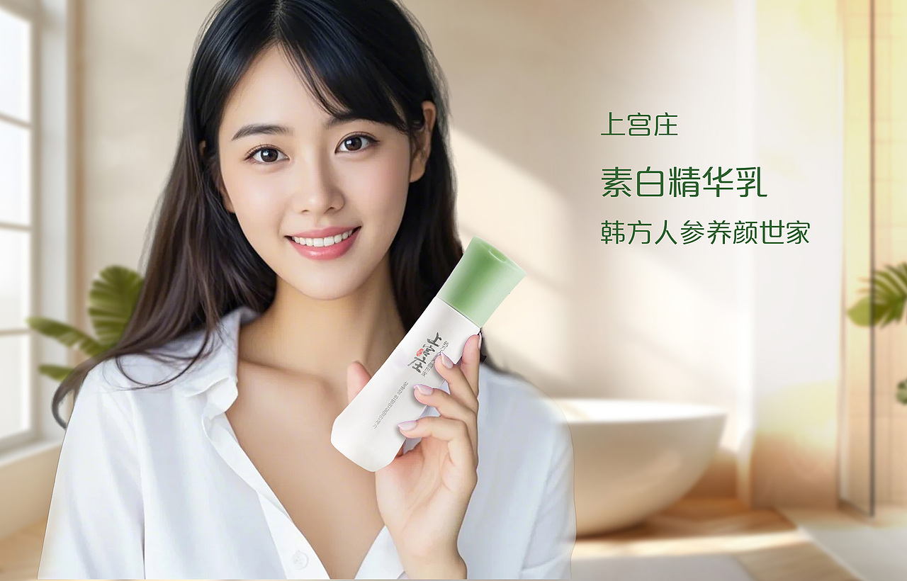 广告片和产品摄影/上宫庄素白精华乳（图ZMzc3MDczMDg0） - 产品摄影 - 站酷设计师刘导来了原创素材 - 站酷ZCOOL