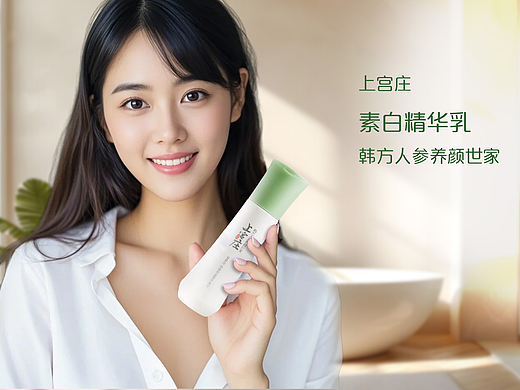 广告片和产品摄影/上宫庄素白精华乳