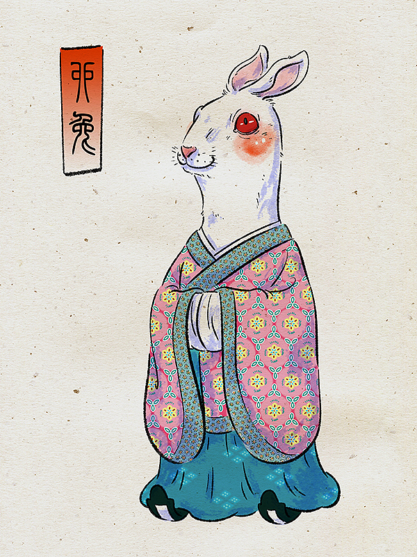 十二生肖插画合集+愤怒的猫十三（图ZMzc3MDczNjQ4） - 绘本 - 站酷设计师老咖喱LeaX原创素材 - 站酷ZCOOL