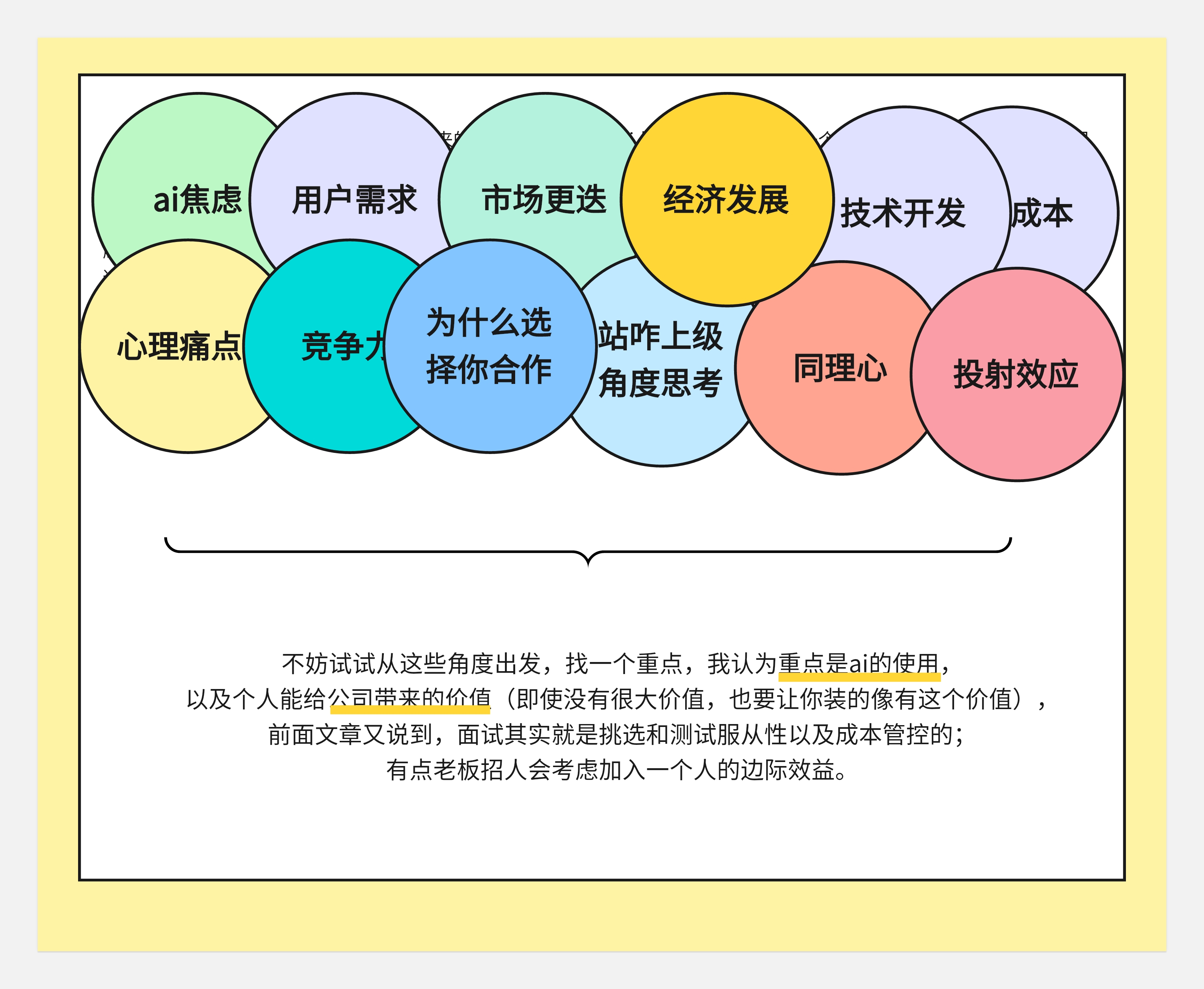 简历与面试--从底层逻辑出发