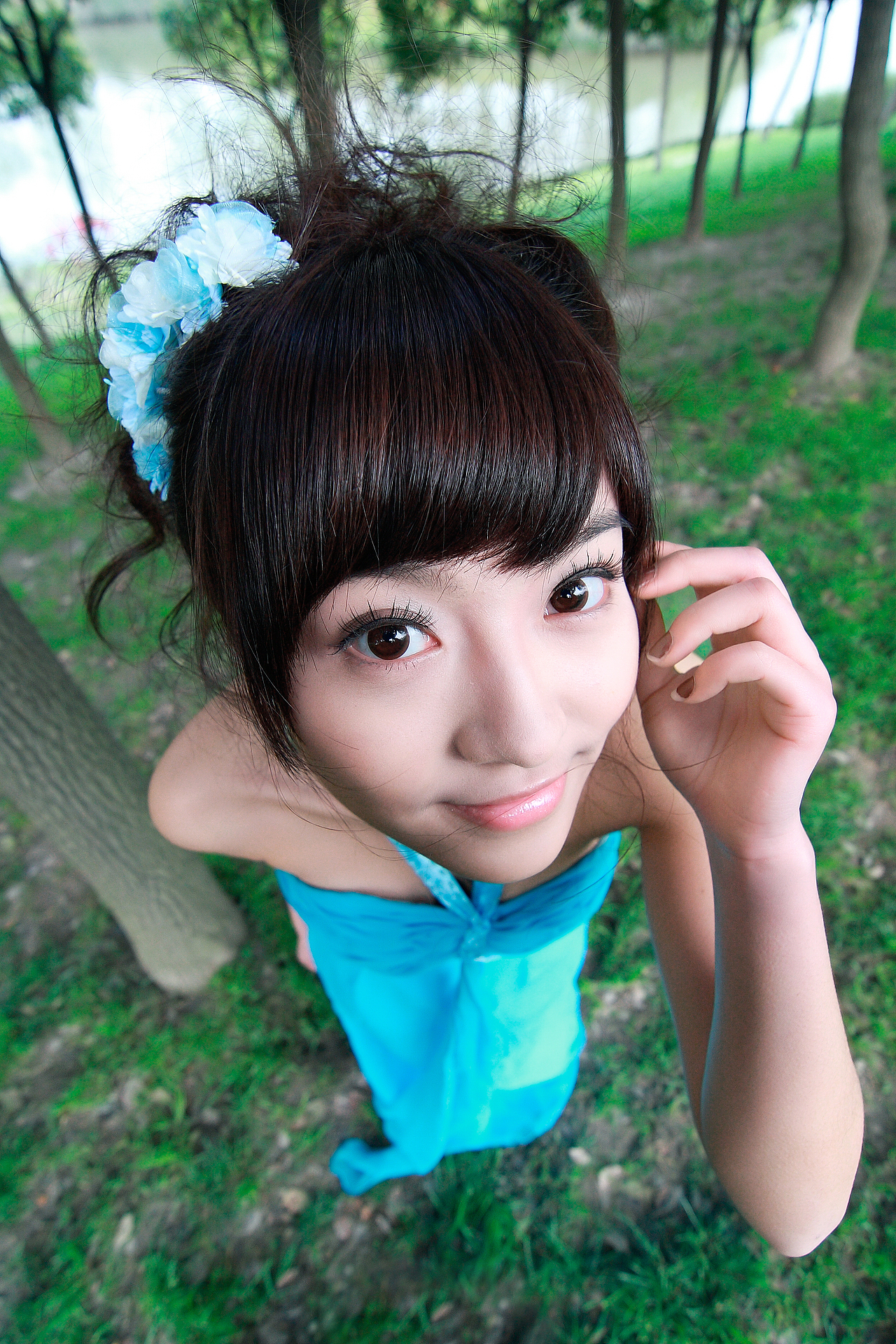 婚纱美女：三月桃花櫻花油菜花（图ZMzc3MDg3MjUy） - 人像摄影 - 站酷设计师雨中飞步原创素材 - 站酷ZCOOL