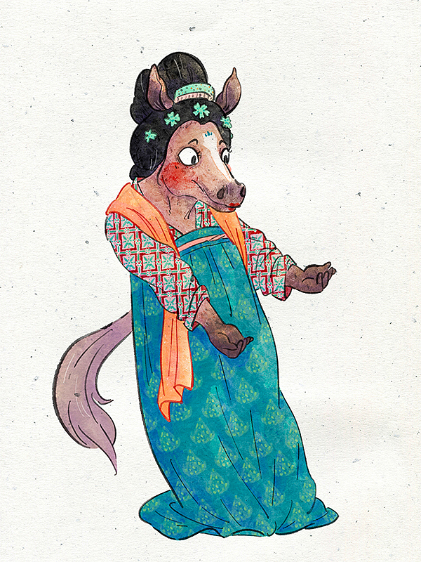 捣练图十二妖怪合集