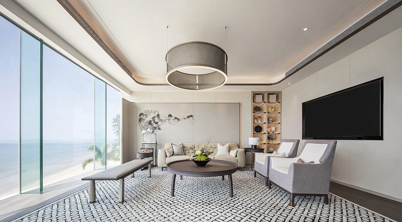 开门见景,也得以入户即景、开窗见景