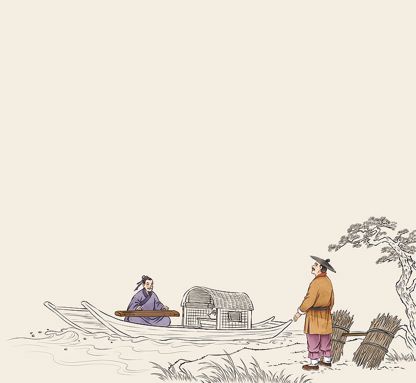 俞伯牙摔琴谢知音