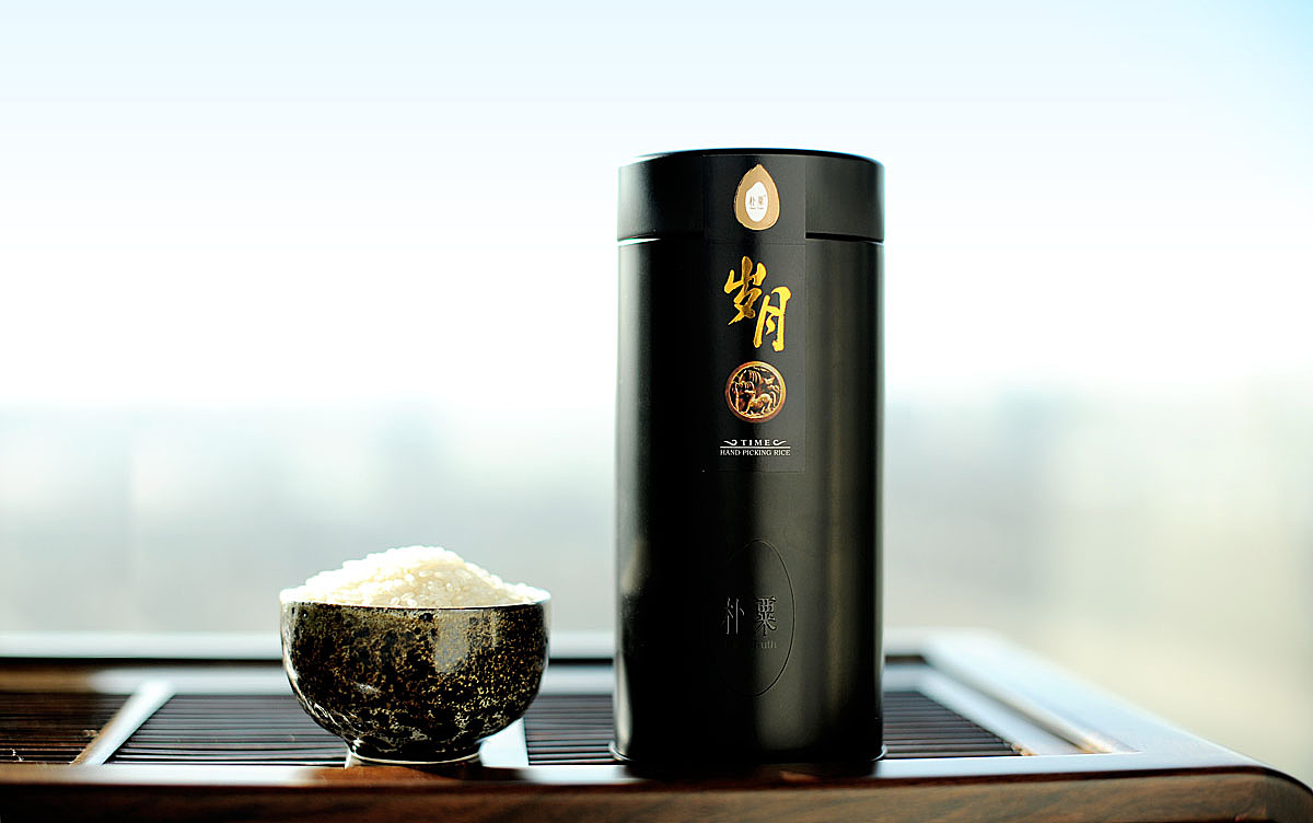 岁月大米系列包装