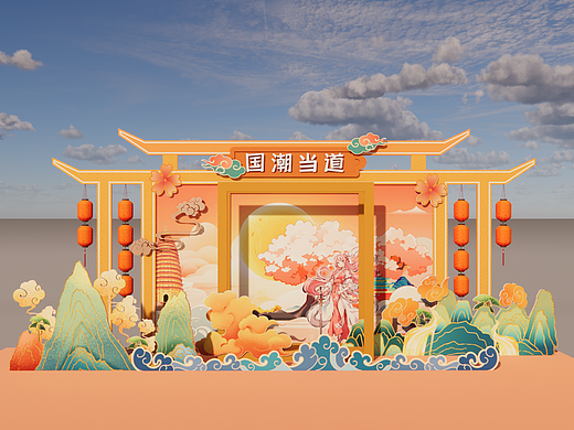 国潮美陈设计