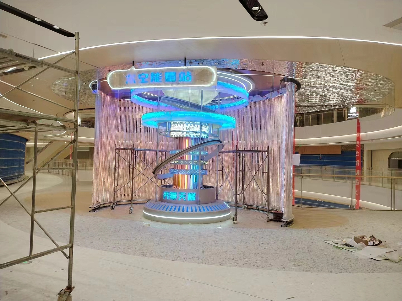 科技风互动美陈装置