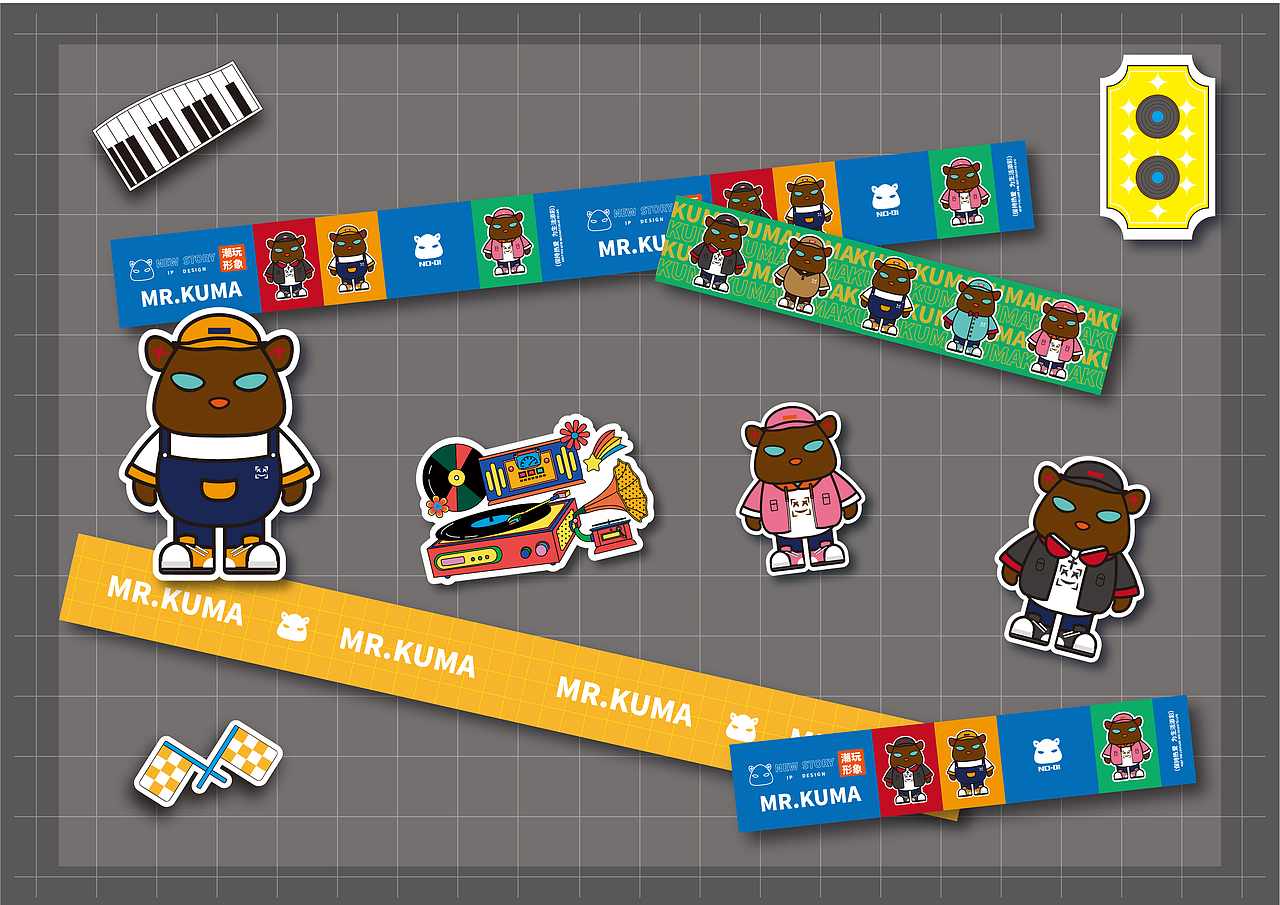 原创潮玩IP设计——kuma熊仔（图ZMzc3MTM4NjIw） - IP形象 - 站酷设计师爱做设计的小白原创素材 - 站酷ZCOOL