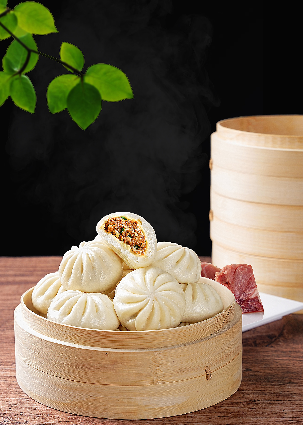 摄影师李宏科作品集--酱肉包拍摄
