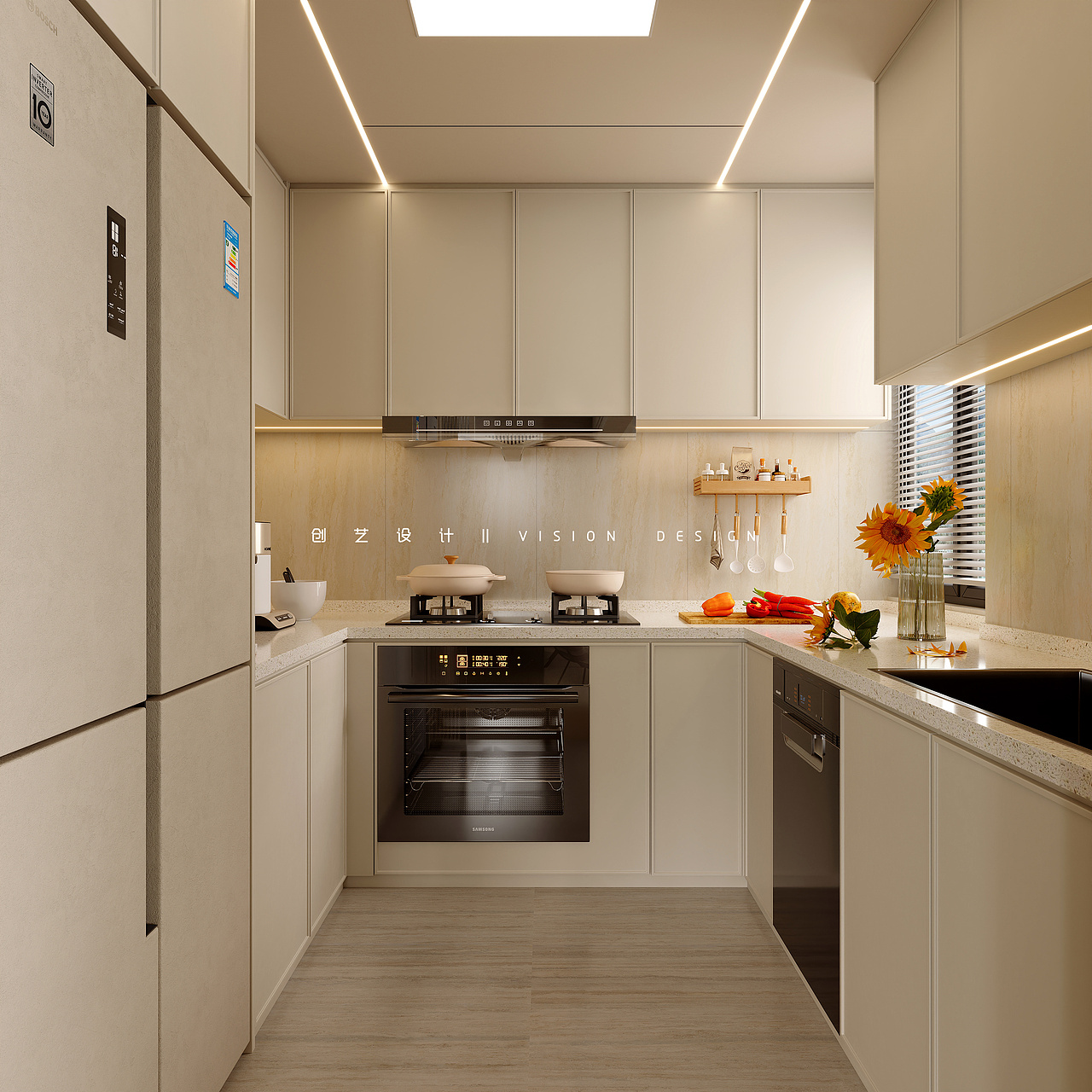 原木奶油复古混搭·复式楼（图ZMzc3MTU0OTMy） - 家装设计 - 站酷设计师创艺设计003原创素材 - 站酷ZCOOL