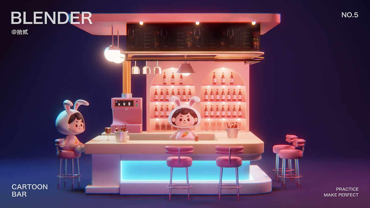 一组blender作品（图ZMzc3MTU2MTky） - 其他三维 - 站酷设计师拾贰拾贰C原创素材 - 站酷ZCOOL